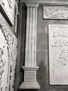 Ensemble de colonnes romaines <span class=keywords><strong>en</strong></span> <span class=keywords><strong>polystyrène</strong></span> EPS, avec chapiteau sculpté, base robuste, installation facile, pour entrée de villa - Product Image 4