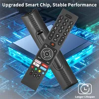 RC43137P pour Celcus Luxor Polaroid Finlux TV Remote Control avec PrimeVideo NETFlIX et YouTube Buttons