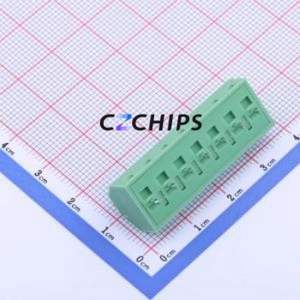 KF127S-5.0-7P Screw Terminal Block Through hole Component (THT),P=5mm Connector 1x7P 5mm Green Through Hole - Product Image 2