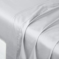 Literie de luxe en coton Pima 100% de haute qualité taille personnalisée couleur colorant solide doux soyeux hôtel maison ensemble de draps de lit