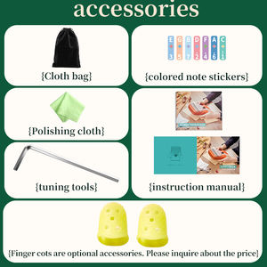 Vente en gros Kalimba de Noël 21 touches, piano à pouces en bois massif, quantité minimale de commande bas, livraison rapide, marque privée - Product Image 6