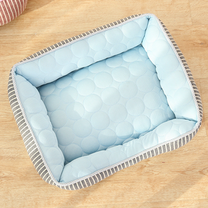 Accessoires pour animaux de compagnie en gros lit auto-refroidissant pour animaux de compagnie avec tapis de glace en gel-coussin de refroidissement lavable pour chiens chats soulagement de la chaleur d'été - Product Image 4