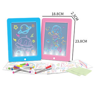 Venta al por mayor de alta calidad Graffiti juguetes educativos niño DIY tablero de pintura aprendizaje tableros de dibujo - Product Image 3