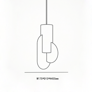 Lampadario Moderno in Acciaio Inox Stile Macaron, Altezza Regolabile, Design Geometrico Colorato per Camera da Letto, Cucina, Stanza dei Bambini - Product Image 5