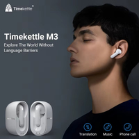 TimeKettle M3 langue traducteur simultané casque interprétation d'affaires écouteur voyage traduction vocale écouteurs