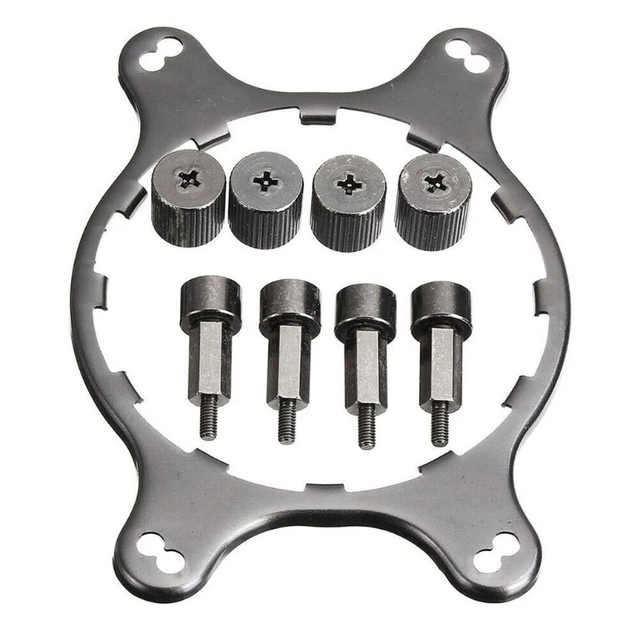 Replacement Metal CPU Fan Bracket Heatsink Cooling Accessories Radiator Mount Back Plate Computer For AM4