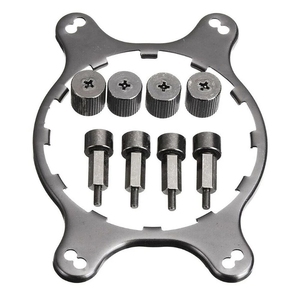 Aifeier ET 4PCS CPU Fan Bracket for AM4 Backplate, Black