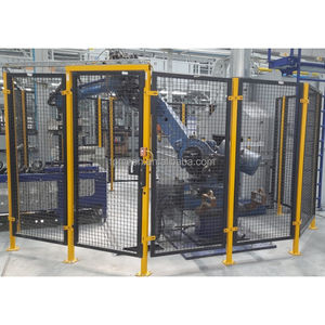 Hsj clôtures de sécurité industrielle fer métal acier robuste garde protecteur poudre enduit maille équipement gardes de sécurité - Product Image 6