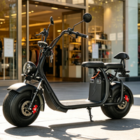 Moto électrique à deux roues CKD SKD 8 pouces, 1500W, vitesse 45 km/h, cyclomoteur électrique EEC avec pédales