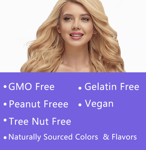 Gomitas de Biotina Premium para el Cuidado de la Piel, Suplemento de Belleza, Apoyo a la Producción de Queratina, Blanqueamiento de la Piel - Product Image 5