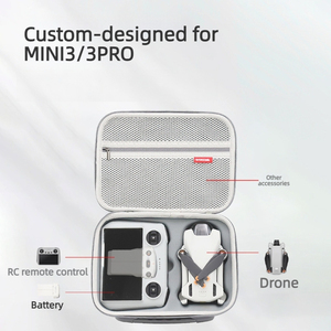 Sac de rangement pour drone en EVA sur mesure, organisateur multi-compartiments avec emplacement pour cardan, pour <span class=keywords><strong>Mini</strong></span> <span class=keywords><strong>3</strong></span>, <span class=keywords><strong>Mini</strong></span> <span class=keywords><strong>3</strong></span> <span class=keywords><strong>Pro</strong></span>, <span class=keywords><strong>Fly</strong></span> <span class=keywords><strong>More</strong></span> <span class=keywords><strong>Combo</strong></span>, voyage - Product Image 2