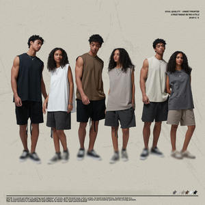 Ropa al por mayor para niños, ropa de gimnasio, chalecos de talla grande para hombre, fabricantes de ropa, fábrica de ropa de gimnasio para hombre - Product Image 3