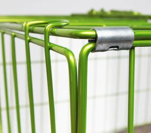 YOELLEN-cajas de malla de alambre de acero verde para perros, recubrimiento en polvo, jaula resistente para mascotas con bandeja, gran oferta - Product Image 4