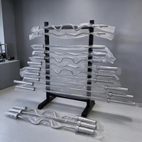 Barre de musculation professionnelle pour entraînement et compétition, vente en gros d'usine