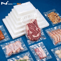 Bolsas de Vacío con Logotipo Personalizado, PA/EVOH/PE de Alta Barrera, Bolsas de Empaque para Alimentos Congelados Personalizadas, 11 Capas Coextruidas, Grado Alimenticio Seguro