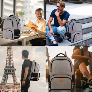 Sac à dos de travail durable avec logo personnalisé, sac à dos de <span class=keywords><strong>sport</strong></span> décontracté, sac à dos de voyage, sac à dos de randonnée, sac à dos pour ordinateur portable avec compartiment pour chaussures - Product Image 5