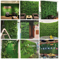 Mur végétal vertical d'un mètre carré en LDPE, haute qualité, résistant aux UV, écologique, durable, design moderne, pour fond de scène