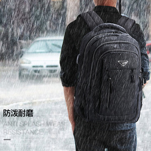 Laptop <b>Backpack</b> For Men Large Capacity With Usb Charging Port Business School Bag Waterproof Solid Color Summer 2025 - Product Image 3