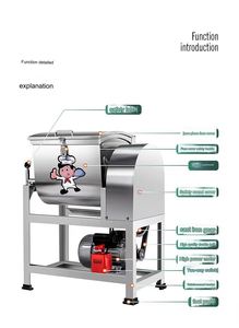 Machine <span class=keywords><strong>à</strong></span> pétrir <span class=keywords><strong>électrique</strong></span> pour boulangerie domestique, batteur <span class=keywords><strong>à</strong></span> farine, pétrin <span class=keywords><strong>à</strong></span> pain et blé, mélangeur <span class=keywords><strong>à</strong></span> pâte <span class=keywords><strong>à</strong></span> pizza et nouilles, équipement de mélange - Product Image 3