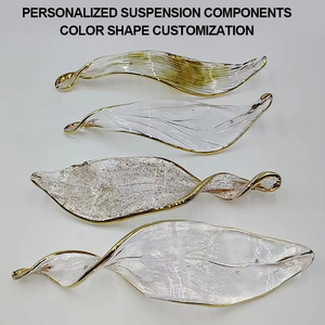 Good Material Indoor Lighting Glass Fallen <strong>Leaves</strong> High Ceiling Chandelier Lamp Modern Luxury Home Decor Pendant <strong>Light</strong> - Product Image 6