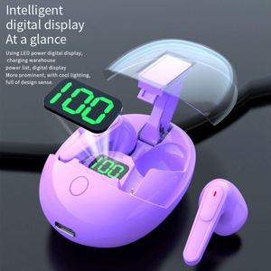 Nuevos Auriculares Transparentes <span class=keywords><strong>Pro</strong></span> One 2026, Auriculares Intrauditivos Inalámbricos, Auriculares TWS de Colores para Juegos, Auriculares Bonitos para Chicas - Product Image 4