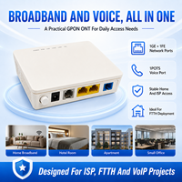 HG8120C Mini GPON ONU XPON ONT 1GE 1FE 1POTS FTTH Módem Router de Fibra Óptica