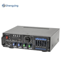 Amplificateur de Puissance Bluetooth Karaoké Numérique Stéréo à Mixage Écho Hi-Fi, Mini Amplificateur Audio Haut de Gamme pour Son Domestique AV-016BT