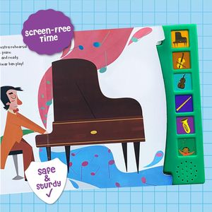 Alta qualità 6-Button Audio Book <span class=keywords><strong>per</strong></span> bambini musica classica tavola del suono perfetta rilegatura cartone Offset copertina rigida di carta - Product Image 4