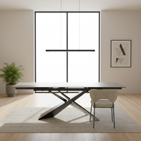 Chaises de salle à manger en tissu écologiques minimalistes modernes nordiques, revêtement en lin, dossier, pieds en métal, maison, bureau, entrepôt, parc
