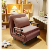 Sofá Cama Moderno Giratorio y Plegable con Tela Lavable Extraíble y Estructura Metálica para Dormitorio, Sala de Estar y Uso Hospitalario - Venta al por Mayor