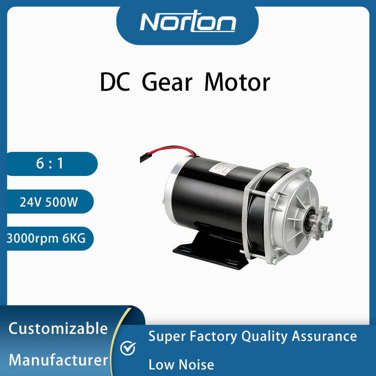 ZY1020ZX 500W Gear DC Motor - High Efficiency & Low Noise