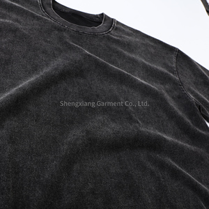 Oem Custom 260 GSM Rock Band Hip Hop Bob Marley sorridente grafica Unisex t-Shirt Vintage oversize con lavaggio acido t-Shirt per gli uomini - Product Image 6