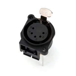 Connecteur XLR vertical BSSY) CT5-01 <span class=keywords><strong>HFP</strong></span> 5 broches femelle cinq cœurs 180 degrés - Product Image 2