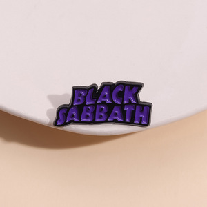 Spilla in smalto <span class=keywords><strong>Black</strong></span> <span class=keywords><strong>Sabbath</strong></span> Heavy Metal Rock Band, spilla in metallo <span class=keywords><strong>Black</strong></span> Lives Matter, distintivo da bavero, gioielli, regali per fan e amici - Product Image 2