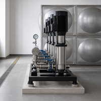 Équipement d'alimentation en eau à pression constante à fréquence variable sans pression négative, productivité de 5000 L/heure, osmose inverse, garantie 1 an