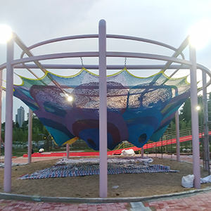 Struttura di arrampicata su rete all'uncinetto personalizzata all'ingrosso per parco divertimenti attrezzature parco giochi per bambini netstribe - Product Image 4