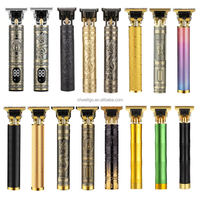Tondeuse à cheveux professionnelle T9 rechargeable par USB, tondeuse électrique sans fil pour hommes, tondeuse à cheveux pour barbier