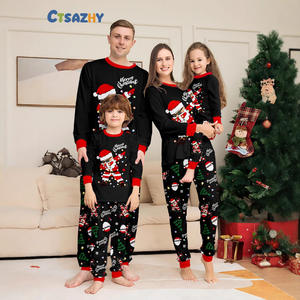 ชุดนอนคริสต์มาสสำหรับครอบครัว - ชุดนอนวันหยุดสำหรับผู้หญิง ผู้ชาย และเด็ก - ชุดนอนคริสต์มาสเข้าชุดกัน ปี 2025 - Product Image 1