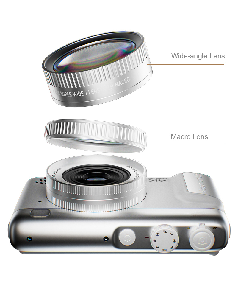 Professional 64MP 4K Digital DV Camera – 16X Zoom Dual Camera with CMOS Imaging Sensor - View 3