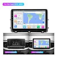 10 pouces 4 cœurs WIFI Android Auto voiture Navigation Carplay Double Din Dsp lecteur multimédia pour Kia Ceed 2018 - 2022