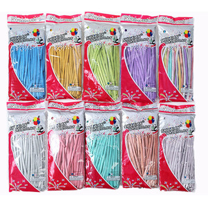 Ingrosso 260 colorato palloncini di torsione magica lunga striscia di lattice Ballon per bambini festa di compleanno decorazione di nozze fai da te animale - Product Image 5