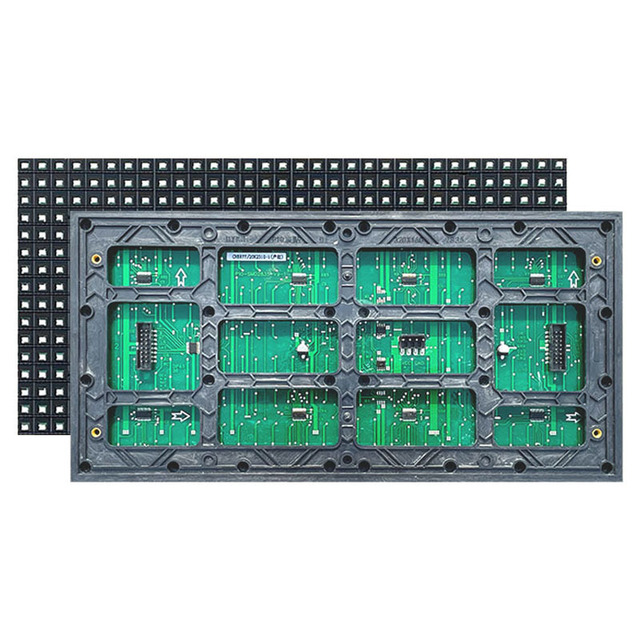 Outdoor IP65 Waterproof P10 Surface Mount Full Color LED Display Module 1500cd/m2 Brightness 1 Year Warranty Sunlight Readable