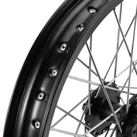 Roue avant noire Surron Ultra Bee 21 pouces 21*1.6, jante en aluminium haute performance, accessoires modifiés pour moto électrique tout-terrain