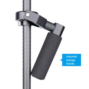 Stabilizzatore Gimbal Portatile in Fibra di Carbonio HHS700-Nero Certificato CE <span class=keywords><strong>RoHS</strong></span> Compatibile con Tutte le Fotocamere SLR e DV Controllo Manuale Cablato - Product Image 5