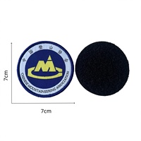 Écussons tissés personnalisables avec logo de marque pour vêtements de sport, randonnée, escalade, et badges auto-agrippants pour chapeaux et sacs