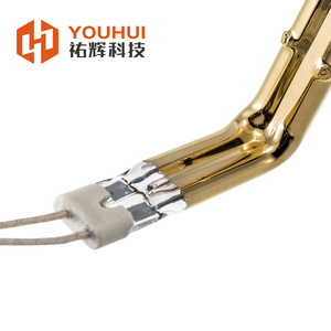 Lampe chauffante infrarouge en quartz Youhui en forme de L, tube 8x1811x315x33mm, en aluminium, pour four industriel à infrarouge lointain - Product Image 4
