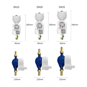 <span class=keywords><strong>Compteur</strong></span> <span class=keywords><strong>d</strong></span>'<span class=keywords><strong>eau</strong></span> intelligent 4G DN15 - Contrôle à distance de la vanne, DLT645, IP65, 0,1-1,5 m³/h pour système prépayé IoT - Product Image 6