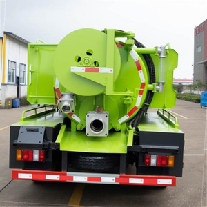 Hydraulic Drive Sewage Suction Truck 8 Cubic High Pressure Sewer Dredging Dual-purpose Septic Truck - Product Image 1