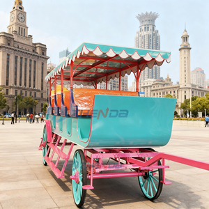Carruajes Tirados por Caballos Personalizados para Parques de Atracciones, Fabricados por Fabricantes, para Turismo y Transporte Especial - Product Image 3