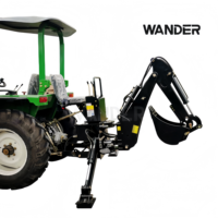 Pelle-pelle rétrocaveuse tracteur 18-45HP, chargeuse-pelleteuse à attelage 3 points